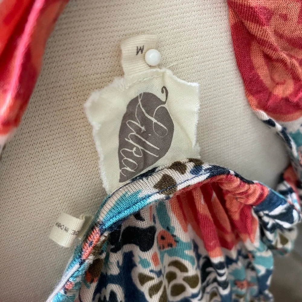 Floral Keyhole Style knot Halter Dress from Anthropologie - Picture 5 of 5